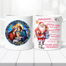 Karácsonyi bögre – Jézus grafikával-4