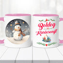 Karácsonyi Bögre - Hóember-7