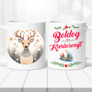 Karácsonyi bögre – szarvas grafikával-3