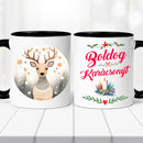 Karácsonyi bögre – szarvas grafikával-8