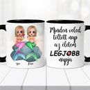 Barátnős bögre – sellő lány grafikával-6