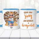 Egyedi bögre – olvasó lány illusztrációval-10