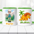 Névre szóló dinós bögre – egyedi dizájn-9