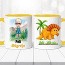 Névre szóló dinós bögre – egyedi dizájn-10