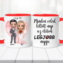 Esküvői bögre – páros grafikával-8