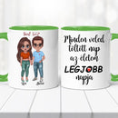 Szerelmes bögre – fiú és lány grafikával-9