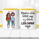 Szerelmes bögre – fiú és lány grafikával-10