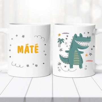 Állatos bögre – saját névvel, egyedi stílus - 0