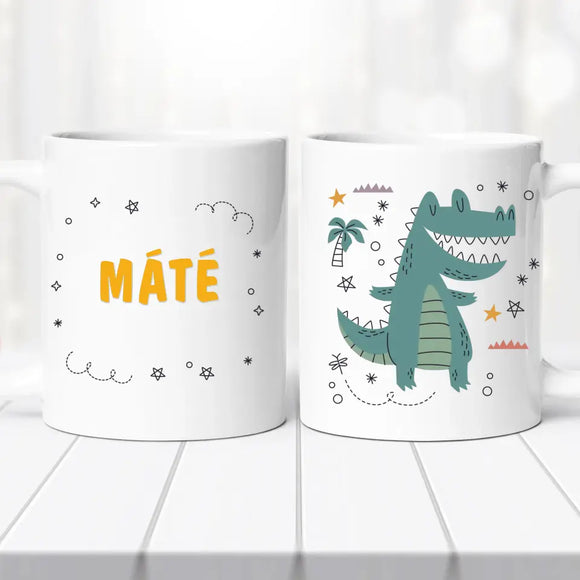 Állatos bögre – saját névvel, egyedi stílus