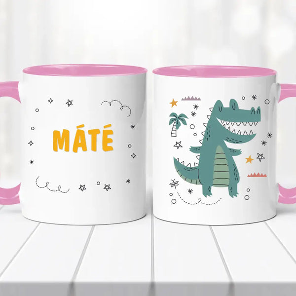 Állatos bögre – saját névvel, egyedi stílus