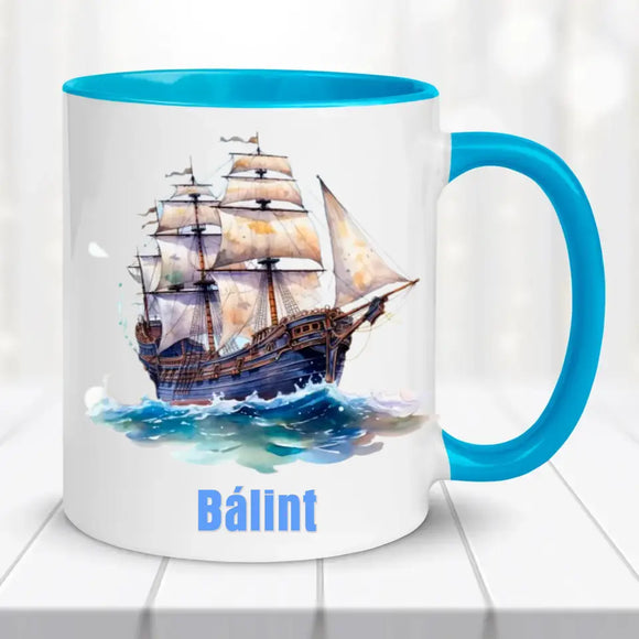 Névre szóló Hajós Bögre