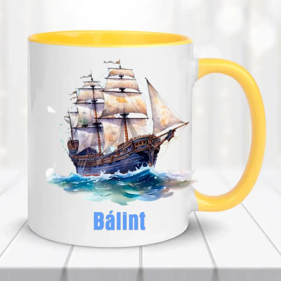 Névre szóló Hajós Bögre