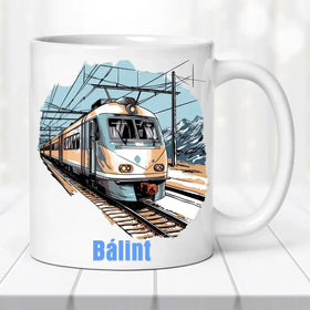 Névre szóló Vonatos Bögre - 0