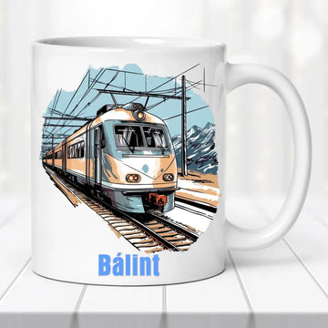 Névre szóló Vonatos Bögre - 0