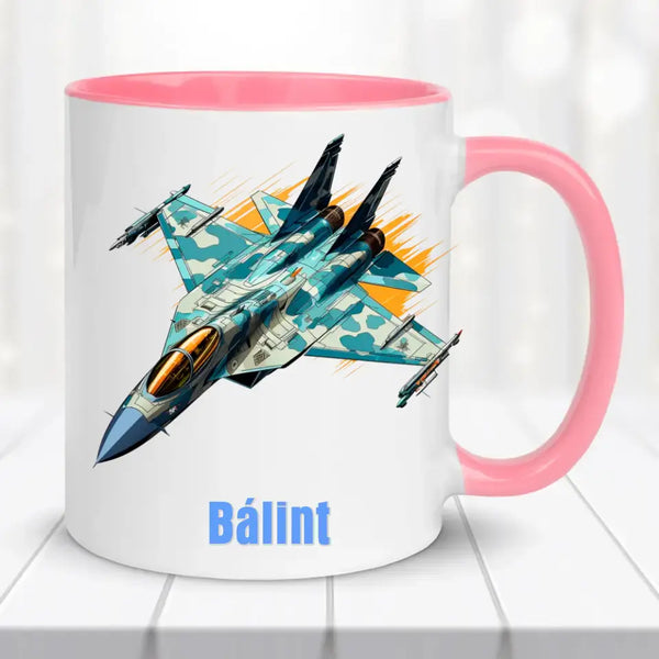 Névre szóló repülős bögre