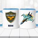 Repülős bögre – névvel és repülő jelekkel-3