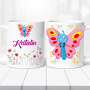 Névre szóló bögre – tündéri lepkés dizájnnal-2