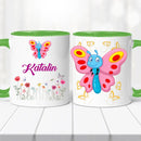 Névre szóló bögre – tündéri lepkés dizájnnal-6