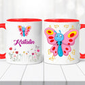 Névre szóló bögre – tündéri lepkés dizájnnal