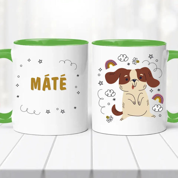 Saját Neves Kutyás Bögre