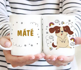 Saját Neves Kutyás Bögre