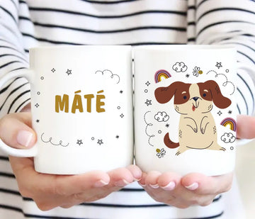 Saját Neves Kutyás Bögre