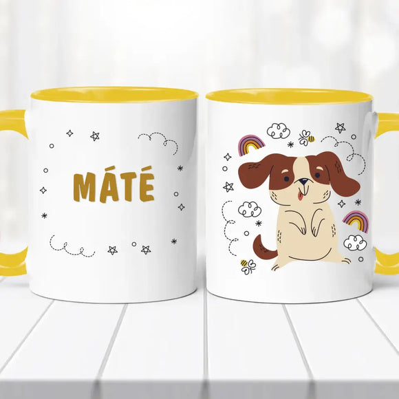 Saját Neves Kutyás Bögre