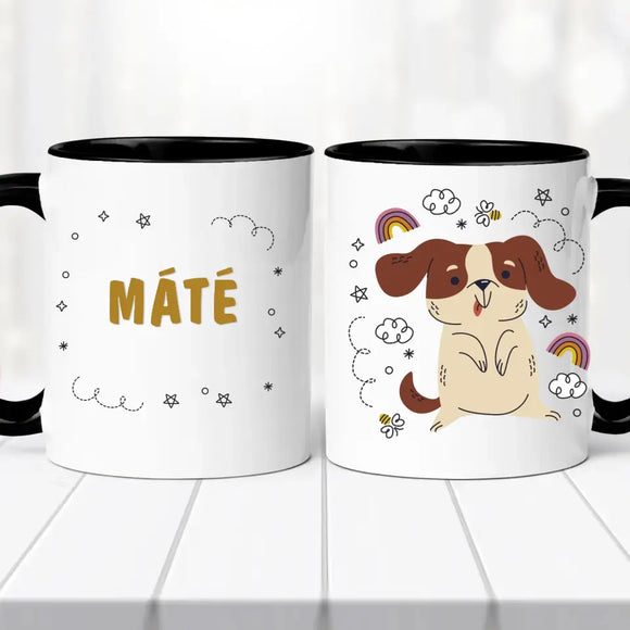 Saját Neves Kutyás Bögre