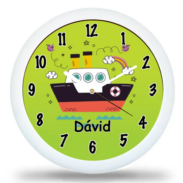 Egyedi neves óra választható járművekkel - 0