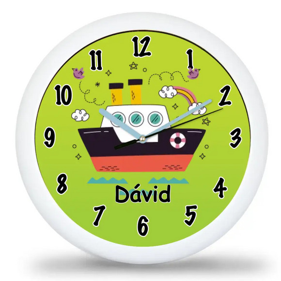 Egyedi neves óra választható járművekkel