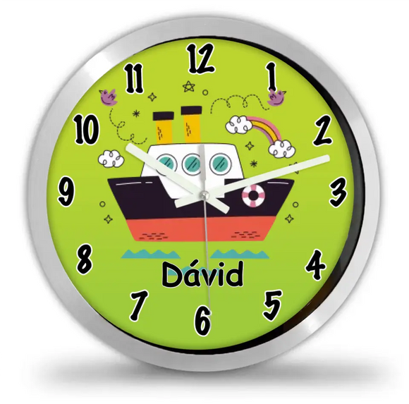 Egyedi neves óra választható járművekkel