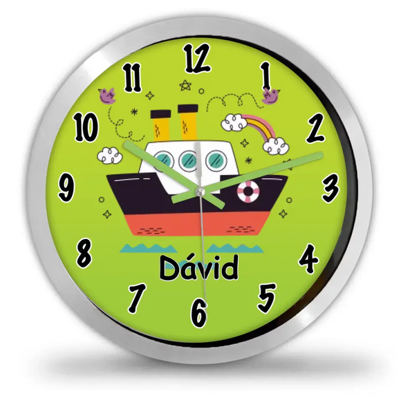 Egyedi neves óra választható járművekkel