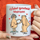 Egyedi vicces bögre szerelmespároknak - Veled szeretnék megöregedni Bögre-6