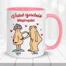 Egyedi vicces bögre szerelmespároknak - Veled szeretnék megöregedni Bögre-1