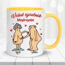 Egyedi vicces bögre szerelmespároknak - Veled szeretnék megöregedni Bögre-7