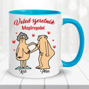 Egyedi vicces bögre szerelmespároknak - Veled szeretnék megöregedni Bögre-4