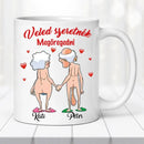 Egyedi vicces bögre szerelmespároknak - Veled szeretnék megöregedni Bögre-1