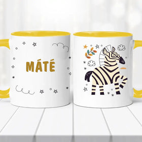 Névre szóló bögre – afrikai állatos