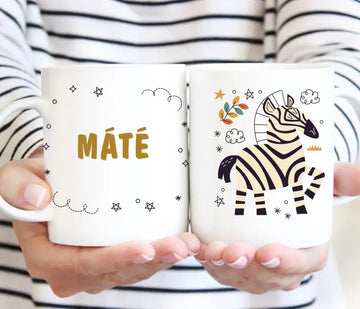 Névre szóló bögre – afrikai állatos - 0