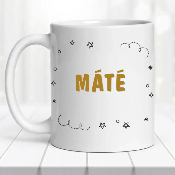 Névre szóló bögre – afrikai állatos