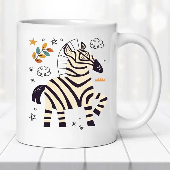 Névre szóló bögre – afrikai állatos