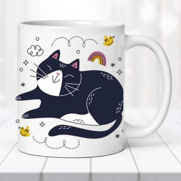 Cicás bögre – névvel, egyedi kivitel