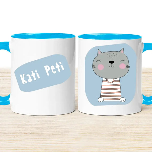 Állatos bögre – névre szóló, egyedi dizájnnal