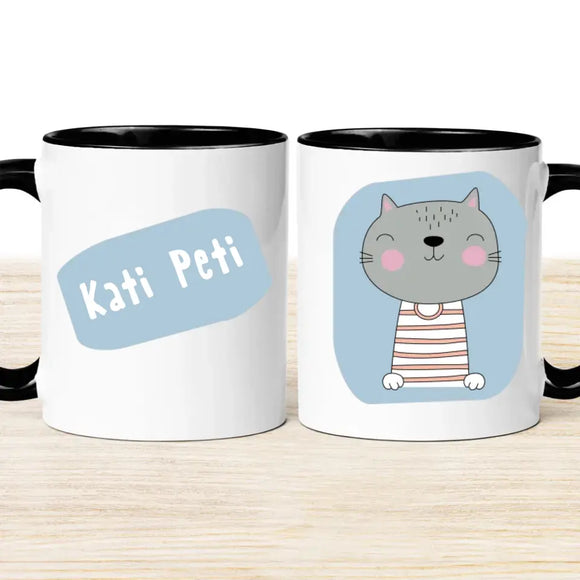 Állatos bögre – névre szóló, egyedi dizájnnal