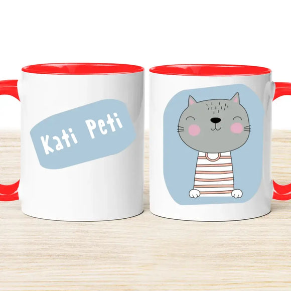 Állatos bögre – névre szóló, egyedi dizájnnal