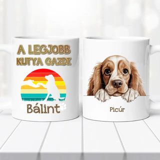 Legjobb kutya gazdi bögre