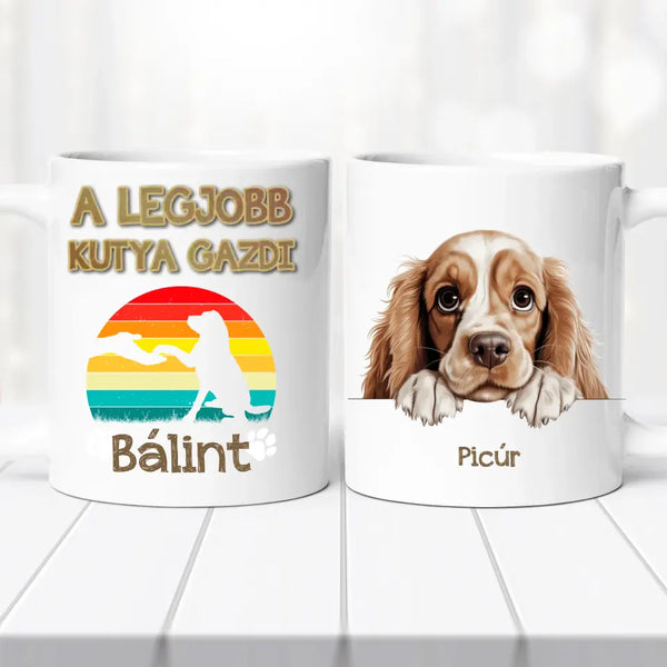 Legjobb kutya gazdi bögre