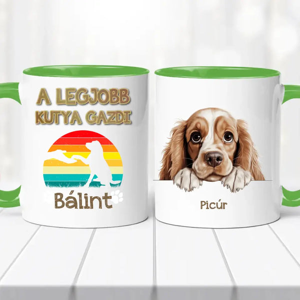 Legjobb kutya gazdi bögre