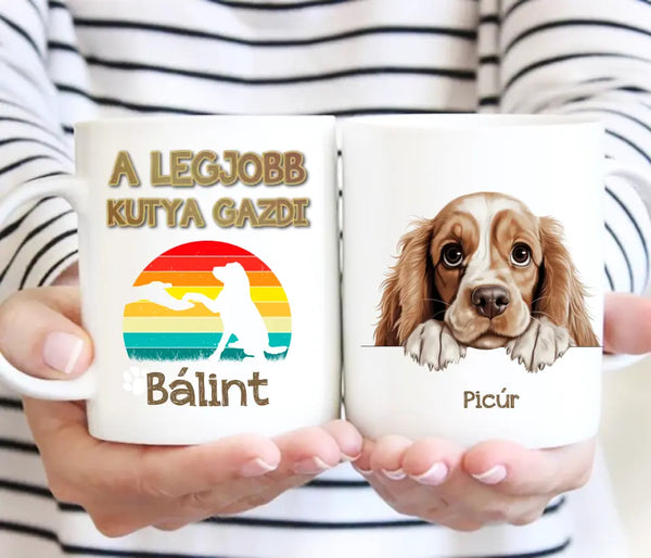 Legjobb kutya gazdi bögre