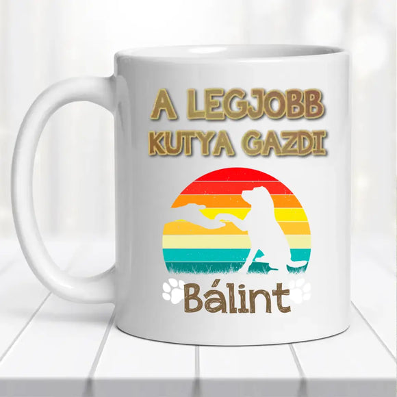 Legjobb kutya gazdi bögre